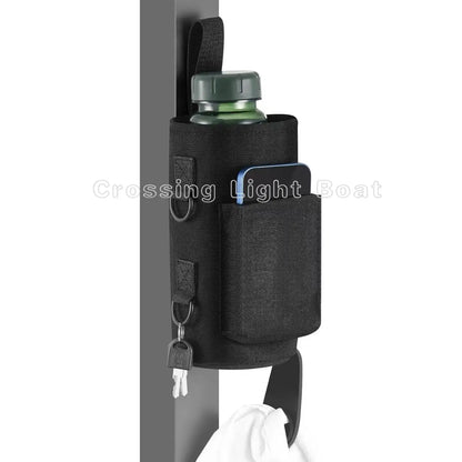 Magnetic Gym Water Bottle Bag Holder, Built-in Magnet for Easy Attachment to Metal Surface, Magnetic Bottle Sleeve Pouch